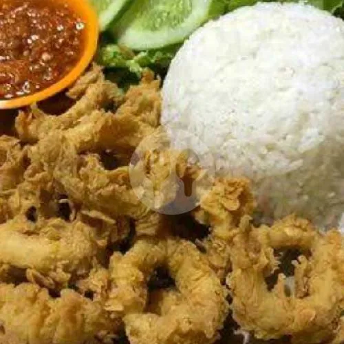 Nasi + Cumi Crispy
