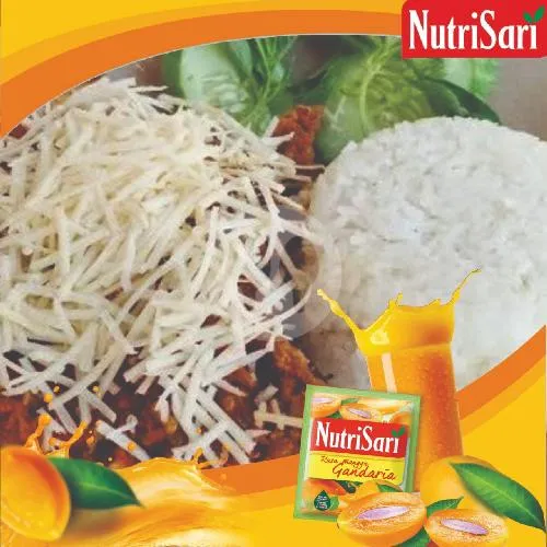 Nutrisari + Nasi Ayam Crispy Keju
