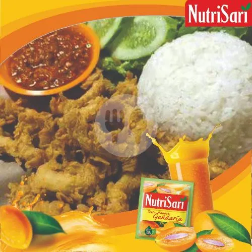 Nutrisari + Nasi Cumi Crispy